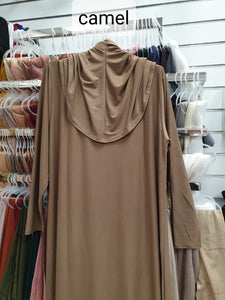 robe de prière camel  hijab hijeb tunique jilbeb mode modeste fashion femmes voilées Qalam Dress Boutique tendance