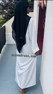 Abaya Alyah manches de type kimono coupe evasee  hijab tendance mastour mode modeste qalam dress