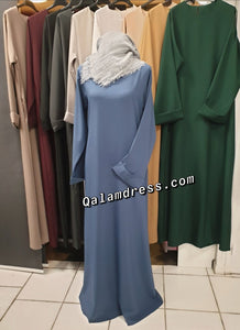 Abaya Alyah manches de type kimono coupe évasée hijab tendance mastour mode modeste boutique qalam dress 