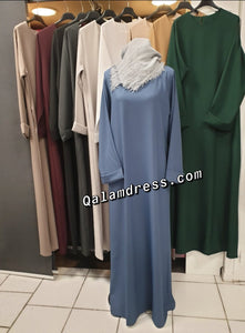 Abaya Alyah manches de type kimono coupe évasée hijab tendance mastour mode modeste 