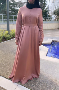 robe hijab hijeb abaya  robe ensemble hijab à enfiler hijab une pièce tunique jilbeb mode modeste fashion qalam dress boutique musulmane abaya pas cher