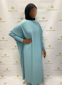 Abaya soie de médine papillon abaya hijeb hijab tunique jilbeb mode modeste fashion qalam dress boutique musulmane femme voilées hijab france robe abaya blanche
