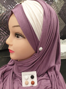 Aimant anti trou hijab hijeb abaya kimono jilbab khimar ensemble palazzo tunique musc accessoires qalam dress boutique musulmane vêtements femmes musulmanes voilées pas cher
