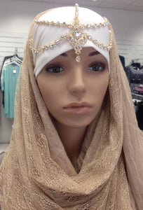 bijoux de front kahina doré abaya hijab tunique jilbeb mode modeste fashion boutique musulmane