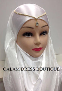 bijoux de front samira doré abaya hijab tunique jilbeb mode modeste fashion boutique musulmane