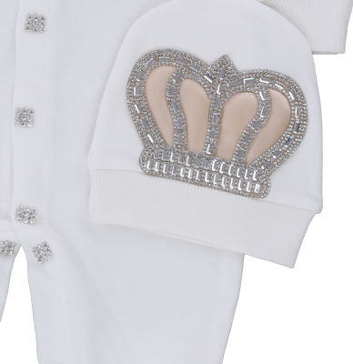 Ensemble bébé Cristal Luxury - BEIGE ROSE NUDE- Tenues de fêtes & baptême  4 Pièces / Fille