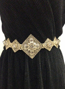 ceinture de caftan metal soirée doré abaya hijab tunique jilbeb mode modeste fashion boutique musulmane femmes voilées