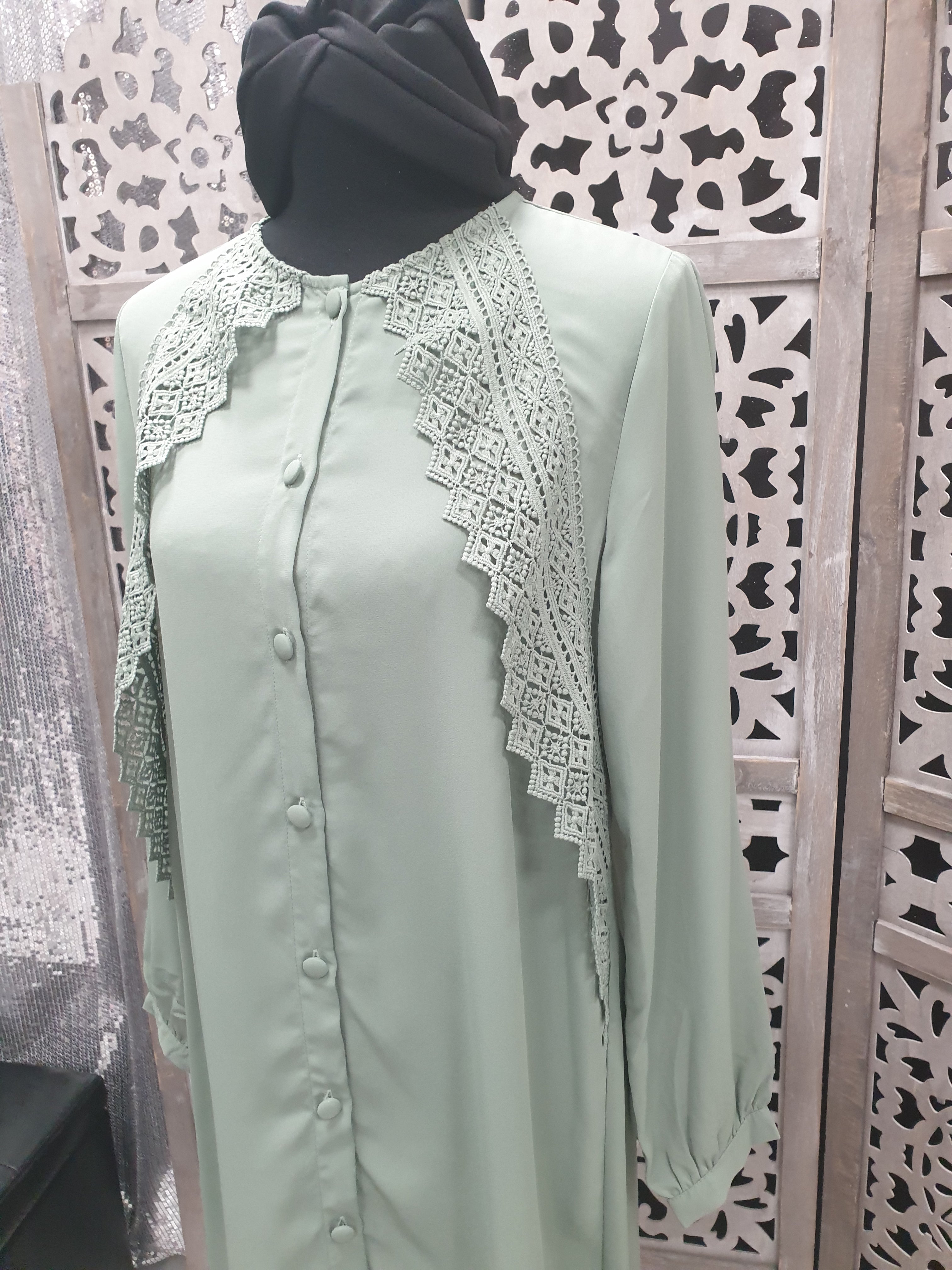 tunique élégante hijab hijeb longues manches femmes modeste femmes voilées fashion qalam dress boutique  