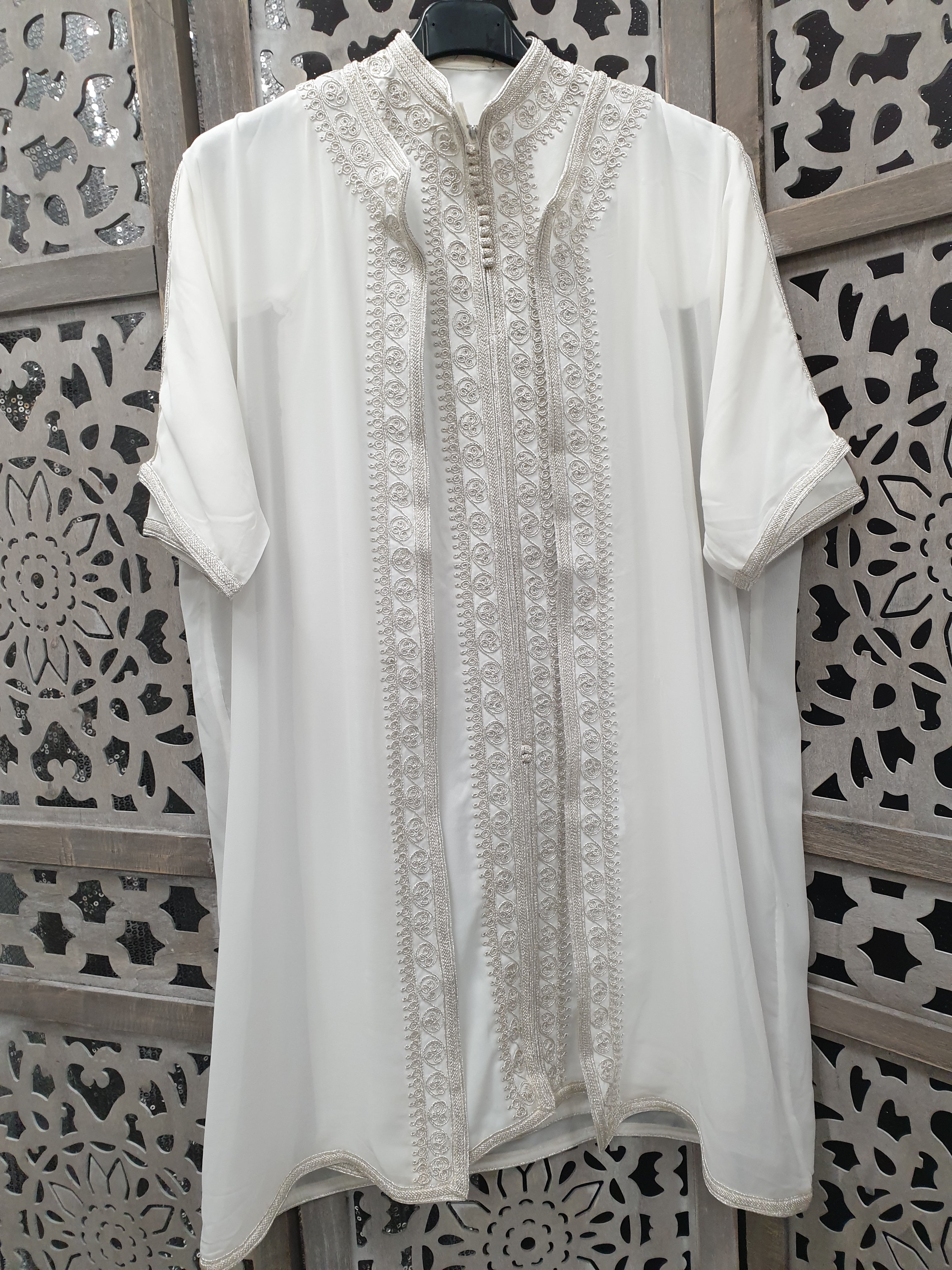 tenue ensemble circoncision deux pièces jalaba  broderie qamis  tahara garçon ensemble garçon tenue de l'aid fête de l'aid eid el fitr el adha   