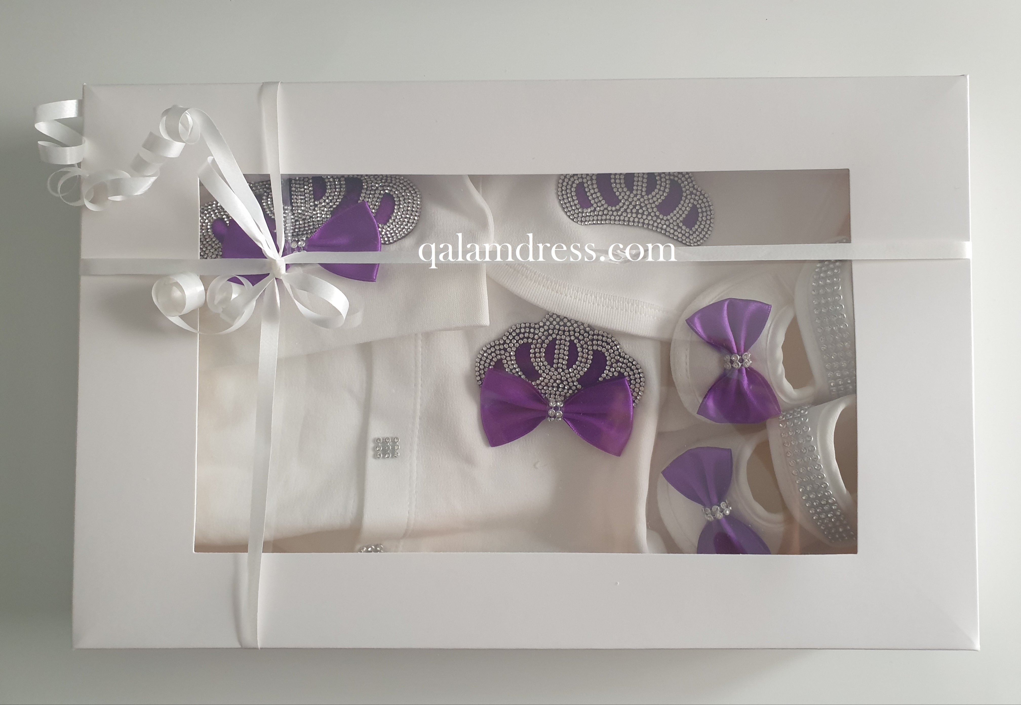 coffret cadeau ensemble naissance bébé strass fille garçon