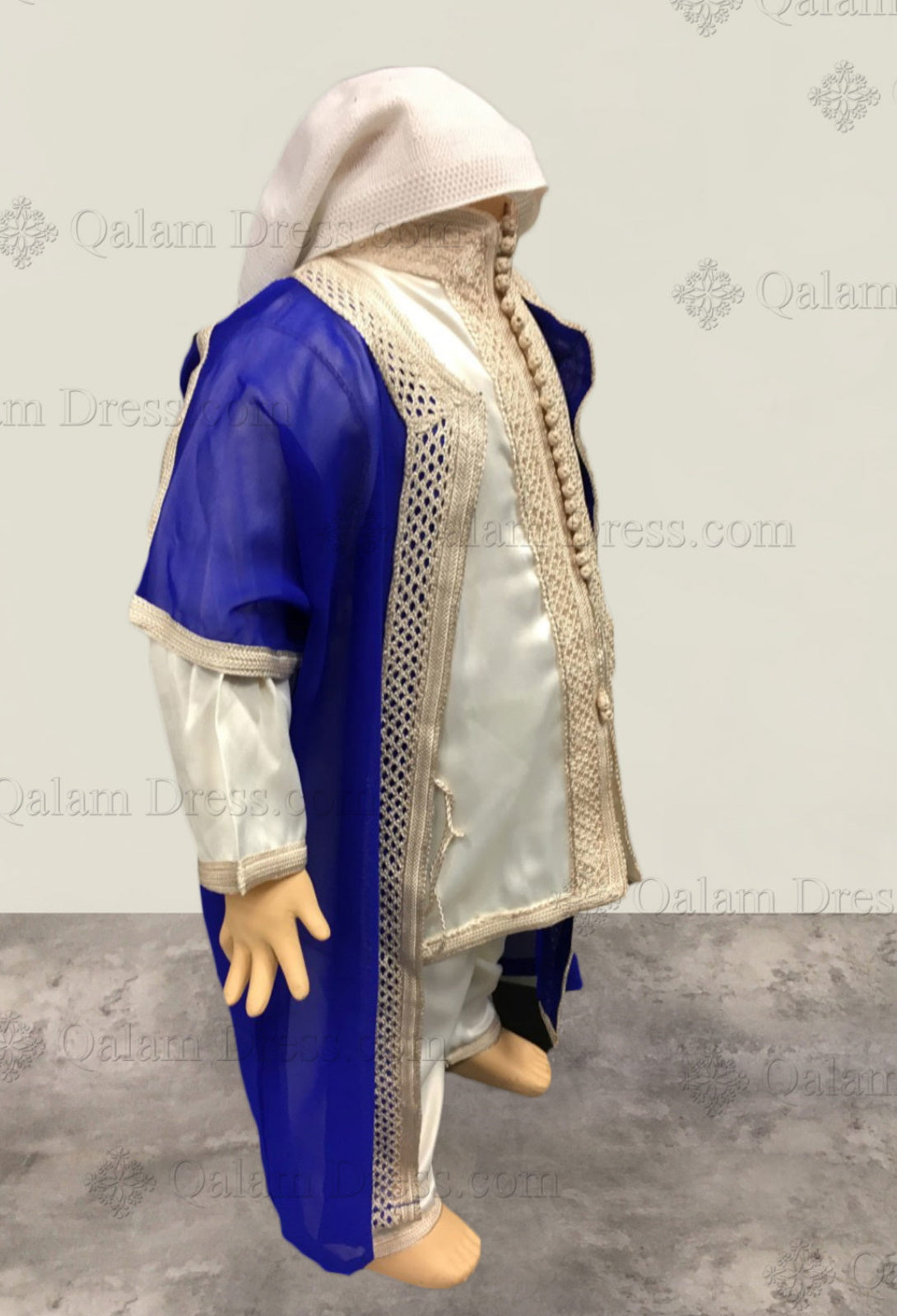 Ensemble fêtes, baptême et circoncision - Beige rosé - fille - Qalam Dress  Boutique – Qalam Dress - Tendance Hijab