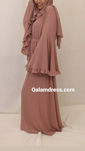 Robe à volant Flounce Dress avec son hijab