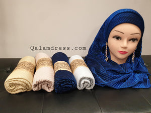 Hijab Gaufré Brillant - luxury