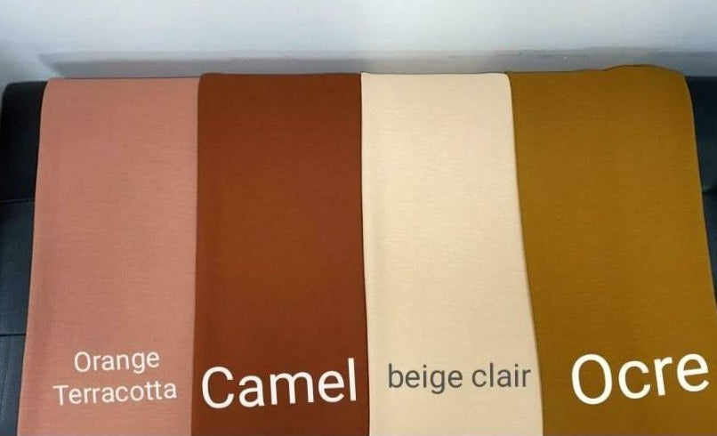 Hijab châle type de soie de Médine Orage Terracota Camel Beige clair Ocre abaya hijab tunique jilbeb mode modeste fashion boutique musulmane femmes voilées