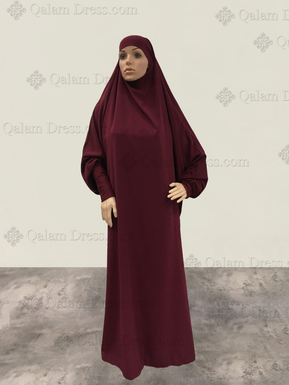 Jilbeb jilbab une piece caviary  manche lycrasabaya hijab tunique jilbeb mode modeste fashion boutique musulmane femmes voilées