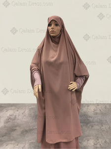 rose abaya hijab tunique jilbeb mode modeste fashion boutique musulmane femmes voilées