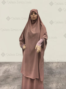 Jilbeb jilbab rose abaya hijab tunique jilbeb mode modeste fashion boutique musulmane femmes voilées