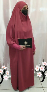 Jilbeb jilbab une piece caviary  manche lycrasabaya hijab tunique jilbeb mode modeste fashion boutique musulmane femmes voilées