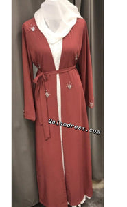kimono strass hijab mode modeste fashion qalam dress boutique musulmane abaya pas cher