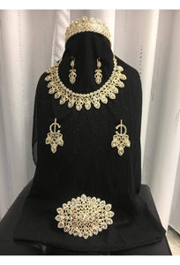 bijoux ensemble doré abaya hijab tunique jilbeb mode modeste fashion boutique musulmane femmes voilées