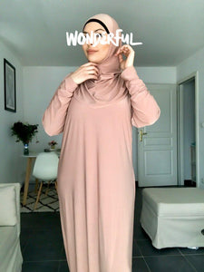 robe de prière hijab hijeb  tunique jilbeb mode modeste fashion femmes voilées Qalam Dress Boutique tendance