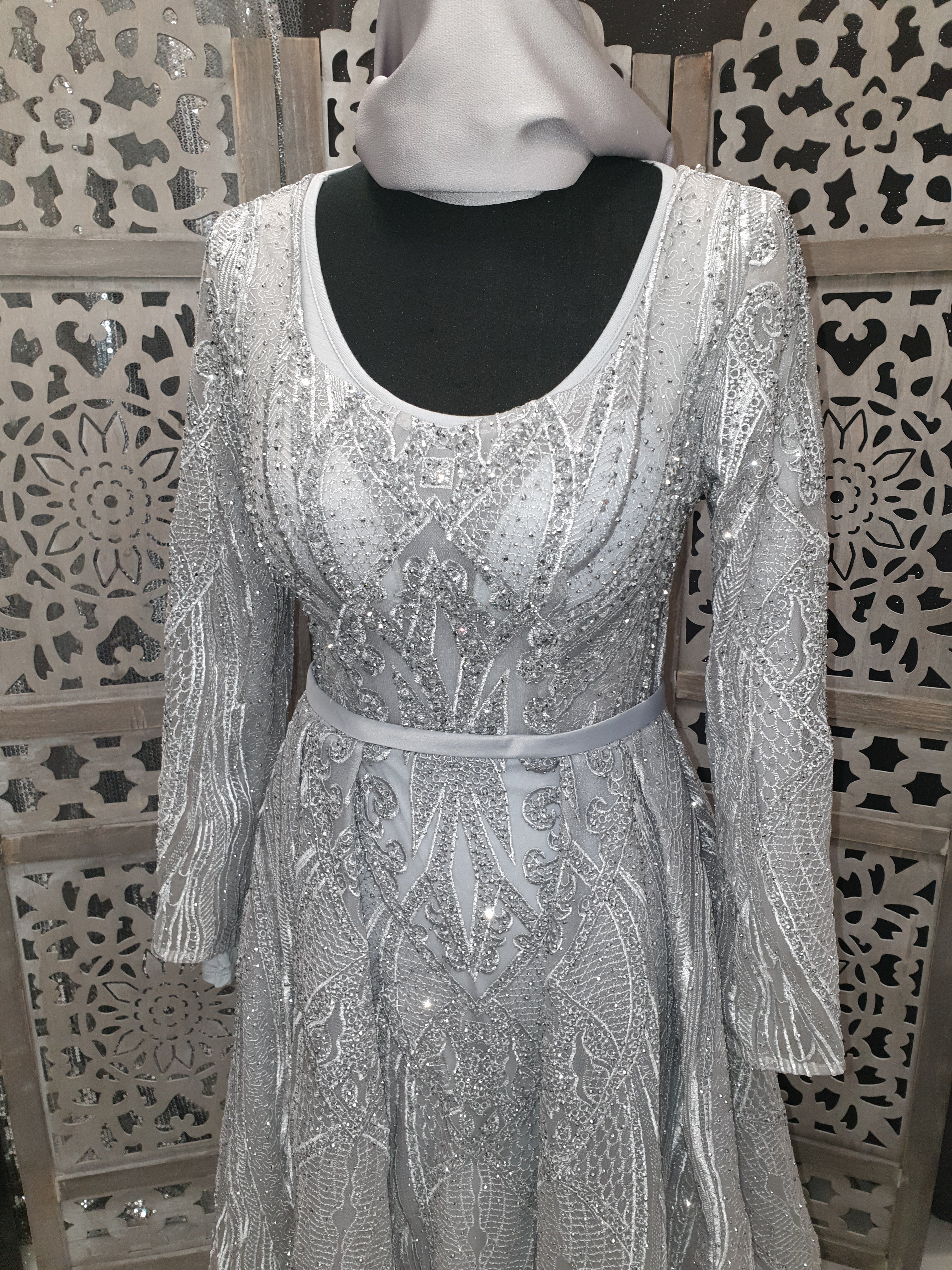 Robe de soirée ZAHRA STRASS – Qalam Dress - Tendance Hijab