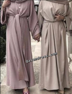 robe à nouer hijab kimono hijab hijeb robe ensemble hijab à enfiler hijab une pièce tunique jilbeb mode modeste fashion qalam dress boutique musulmane abaya pas cher