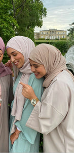 Montre chiffres Arabes / Indiens En métal - Tendance Hijab