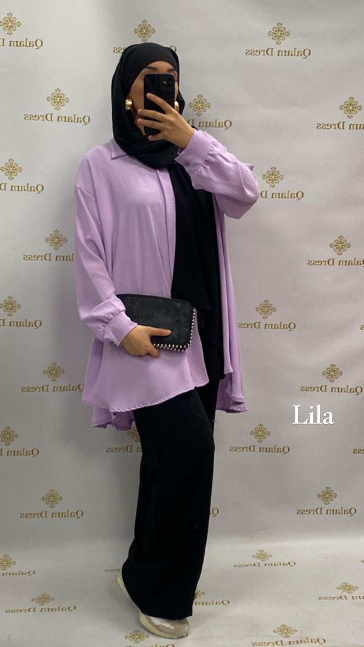 Tunique jazz longue tendance chemise large mastour mastoura modest fashion abaya hijeb hijab tunique jilbeb mode modeste fashion qalam dress boutique musulmane femme voilées hijab france robe abaya blanche