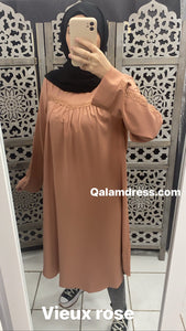 tunique hijab hijeb robe ensemble hijab à enfiler hijab une pièce tunique jilbeb mode modeste fashion qalam dress boutique musulmane abaya pas cher