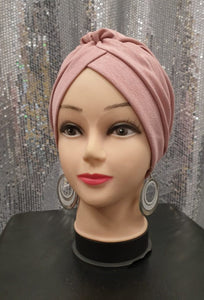 Turban rose hijab tunique jilbeb mode modeste fashion  Qalam Dress Boutique 