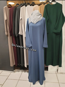 abaya alyah evasee manches types kimono modeles grande taille mode modest fashion boutique femmes musulmanes qalam dress creteil