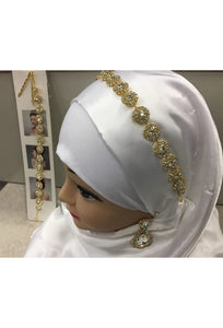 bijoux de front ayeti doré abaya hijab tunique jilbeb mode modeste fashion boutique musulmane