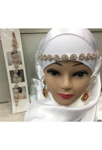 bijoux de front rose gold abaya hijab tunique jilbeb mode modeste fashion boutique musulmane