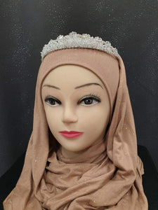 diadème argent strass abaya hijab tunique jilbeb mode modeste fashion boutique musulmane femmes voilées