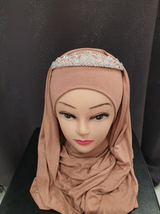 diadème argent abaya hijab tunique jilbeb mode modeste fashion boutique musulmane femmes voilées
