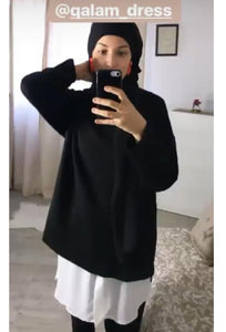 jupe chemise blanc abaya hijab tunique jilbeb mode modeste fashion boutique musulmane femmes voilées