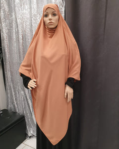 hijab hijeb jilbeb ensemble marron clair abaya hijab tunique jilbeb mode modeste fashion boutique musulmane femmes voilées