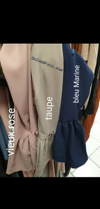 kimono hijab hijeb robe ensemble hijab à enfiler hijab une pièce tunique jilbeb mode modeste fashion qalam dress boutique musulmane abaya pas cher