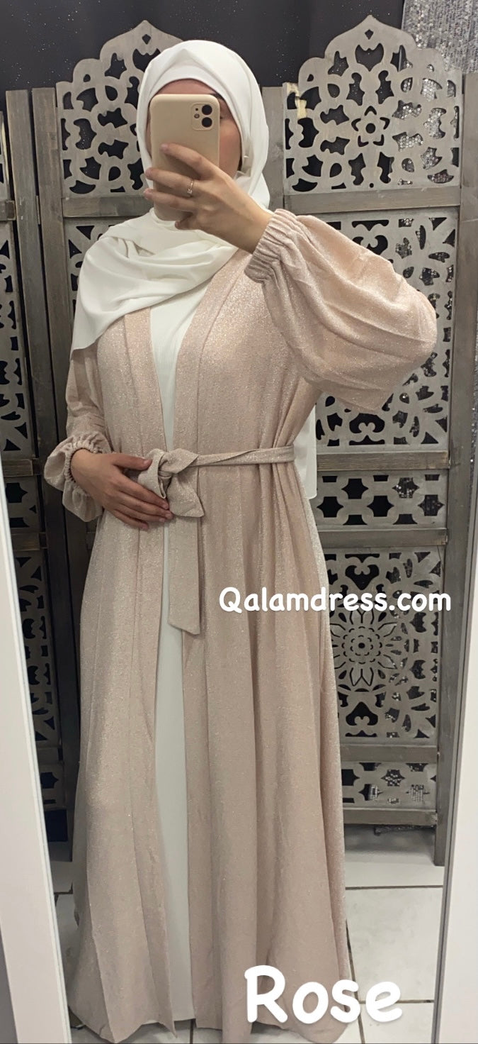 Kimono Pailleté Tendance Hijab - Main Image