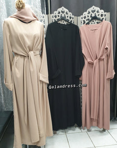 Abaya hijab grande de taille fashion mode modeste fashion qalam dress boutique musulmane abaya pas cher
