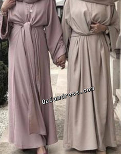 Abaya hijab grande de taille ensemble tunique palazzo hijab hijeb robe ensemble hijab à enfiler hijab une pièce tunique jilbeb mode modeste fashion qalam dress boutique musulmane abaya pas cher