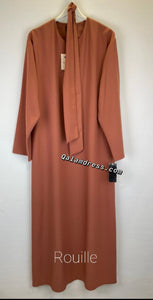 new abaya evasee a nouer en soie de medine classy hijab mode modest fashion mastour boutique femmes musulmanes 