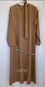 new abaya evasee a nouer en soie de medine classy hijab mode modest fashion mastour boutique de femmes musulmanes 