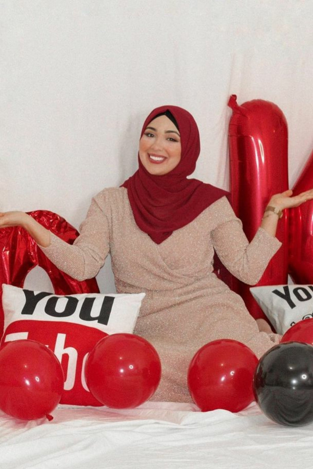 ROBE DE SOIREE GLITTER LATIFA - TENDANCE HIJAB