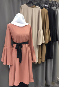 Tunique longue tissus ultra fluide hijab tunique jilbeb mode modeste fashion  Qalam Dress Boutique 